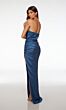 Alyce Paris 61492 Side Slit Strapless Dress
