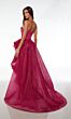 Alyce Paris 61496 Detachable Train Sheer Corset Dress