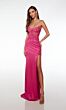 Alyce Paris 61496 Detachable Train Sheer Corset Dress