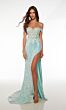 Alyce Paris 61557 Floral Bodice Sequin Skirt Dress