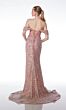 Alyce Paris 61557 Floral Bodice Sequin Skirt Dress