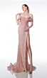 Alyce Paris 61557 Floral Bodice Sequin Skirt Dress