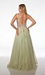Alyce Paris 61559 Floral Bodice Open Back Dress