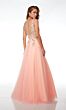 Alyce Paris 61559 Floral Bodice Open Back Dress