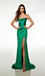 Alyce Paris 61571 Detachable Train Strapless Dress