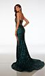 Alyce Paris 61573 Cutaway Slit Illusion Corset Dress
