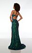 Alyce Paris 61577 Tie Back Sequin Corset Dress