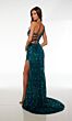 Alyce Paris 61589 Strappy Side One Shoulder Dress