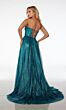 Alyce Paris 61601 High Slit Strapless Corset Dress
