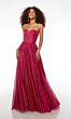 Alyce Paris 61601 High Slit Strapless Corset Dress