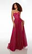Alyce Paris 61601 High Slit Strapless Corset Dress