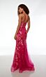 Alyce Paris 61617 Godet Skirt Floral Sequin Dress