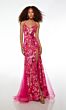 Alyce Paris 61617 Godet Skirt Floral Sequin Dress