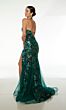 Alyce Paris 61617 Godet Skirt Floral Sequin Dress