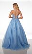 Alyce Paris 61633 Lace-Up Back Glitter Dress
