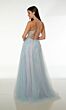 Alyce Paris 61635 Illusion Corset Lace-Up Dress