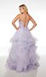 Alyce Paris 61668 Flounce Skirt Embroidered Bodice Dress
