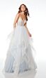Alyce Paris 61672 Scoop Back Flounce Skirt Dress