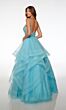 Alyce Paris 61672 Scoop Back Flounce Skirt Dress