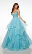 Alyce Paris 61672 Scoop Back Flounce Skirt Dress