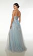 Alyce Paris 61673 High Slit Two Tone Dress