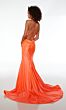 Alyce Paris 61674 Side Cutouts Lace-Up Dress