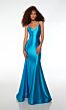 Alyce Paris 61674 Side Cutouts Lace-Up Dress
