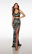 Alyce Paris 61689 Floral Embroidery Two Piece Dress