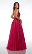 Alyce Paris 61722 Plunging Neckline High Slit Dress