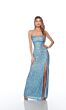 Alyce Paris 88000 Strappy Lace-Up Back Sequin Dress