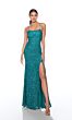 Alyce Paris 88000 Strappy Lace-Up Back Sequin Dress
