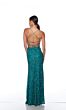 Alyce Paris 88000 Strappy Lace-Up Back Sequin Dress
