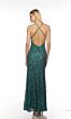 Alyce Paris 88001 Sequin Crisscross Open Back Dress