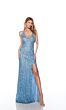 Alyce Paris 88001 Sequin Crisscross Open Back Dress