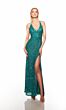Alyce Paris 88001 Sequin Crisscross Open Back Dress
