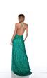 Alyce Paris 88002 Sequin Spaghetti Strap High Slit Dress