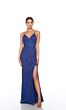 Alyce Paris 88002 Sequin Spaghetti Strap High Slit Dress