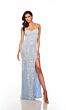Alyce Paris 88004 Scoop Neck High Slit Dress