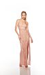 Alyce Paris 88004 Scoop Neck High Slit Dress