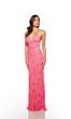 Alyce Paris 88006 Crisscross Back Spaghetti Strap Dress