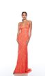 Alyce Paris 88006 Crisscross Back Spaghetti Strap Dress