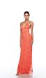 Alyce Paris 88006 Crisscross Back Spaghetti Strap Dress