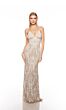 Alyce Paris 88006 Crisscross Back Spaghetti Strap Dress