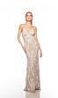 Alyce Paris 88006 Crisscross Back Spaghetti Strap Dress