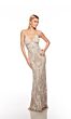 Alyce Paris 88006 Crisscross Back Spaghetti Strap Dress