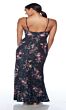 Alyce Paris 88012 High Slit Scallop V-Neck Dress