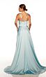 Alyce Paris 1749 Multi-Strap Slit Skirt Dress