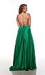Alyce Paris 1761 Lace-Up Back Side Pockets Dress