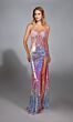 Alyce Paris 61734 Sequin Skirt Illusion Corset Strapless Dress