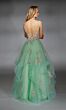 Alyce Paris 61735 Flounce Skirt Floral Appliques Dress